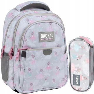 Školský batoh - Škola sada batohu ceruzka Case Princess Backup