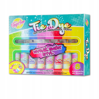 Tie Dye Dye sada 8 farieb