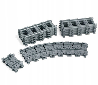 Stavebnica - Sada koľají pre LEGO sleduje trénovať 24ks