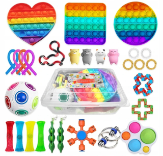 SET HRAČIEK FIDGET BUBBLE ANTISTRESOVÉ HRAČKY
