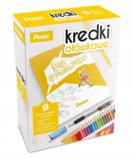 Súprava pre učenie výkresu výkresu + pastelky