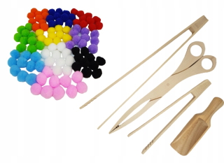 Motor Motor Pentor Set Montessori kliešte