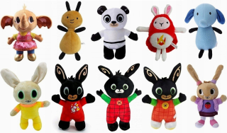 Zajačik Bing - Set10x Rabbit and Friends Plyšová Plyšová