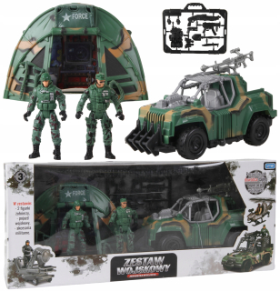 Vojak Základňa Auto Off-Osviežujúci pušky Army Army 2v1
