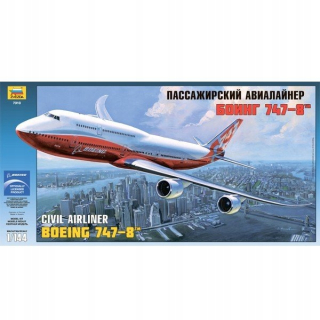 Zvezda BOINING 747-8 CIMITLING AIRLLINER