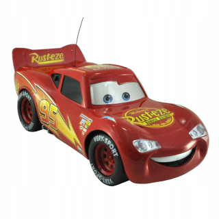Cik-cak McQueen RC diaľkové svetlo Sound + batérie
