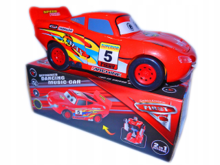 Cik-cak McQueen Winter in robot Cars 2v1 deformácie