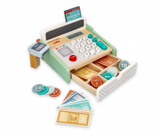 cash hračka zaregistrovať drevený obchod pre deti