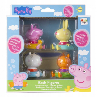 Peppa Bath Toy Figurine 4-Pack,