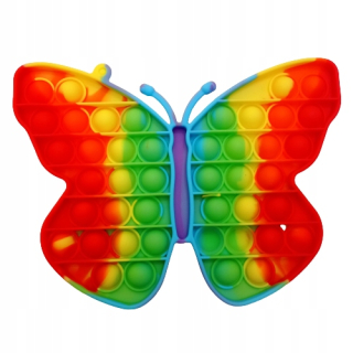 Zmyslová hračka Popit Rainbow Butterfly