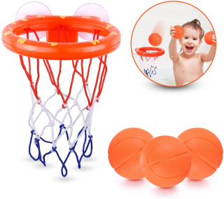 Vaňové hračky pre deti. Basketbalový obruč