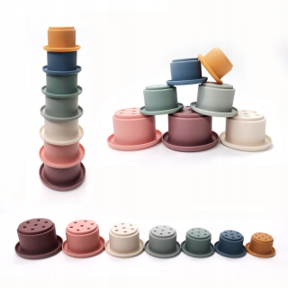 Bath Toy Pyramid Cups Silikón RET