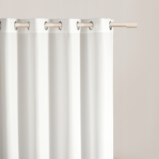 Detské závesy - Aura Off White Curtain Matte 140x250 Guides