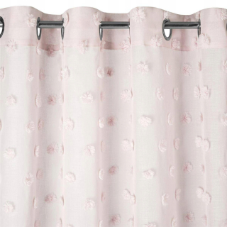 Detské závesy - Ready Curtain Stella Powder 140x250cm Grommet