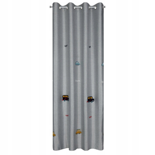Detské závesy - 2 kusy bielych záclon z mikro saténu 140x245 cm