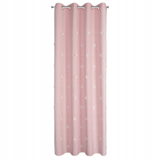 Detské závesy - Plaskita opona 140x250 ELSA Pink Eurofirany