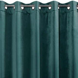 Detské závesy - Villa Curtain pripravená na kolesách 140x250 c. Tyrkysová