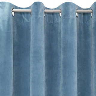 Detské závesy - Villa Curtain pripravená na kolesách 140x250 modrá
