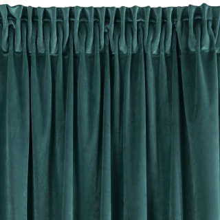 Detské závesy - Villa Curtain pripravená na tyrkysovej páske 140x270 cm