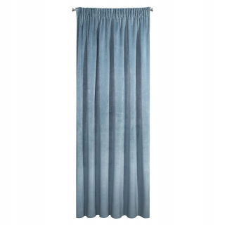 Detské závesy - Villa Curtain pripravená na modrej páske 140x270