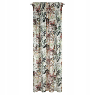 Detské závesy - Ready Curtain Pompoms Veil 18 farieb 300 x 150