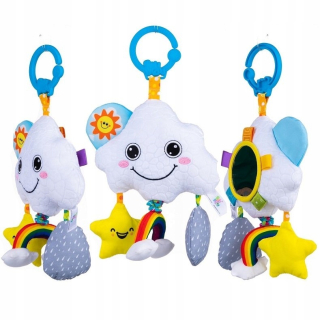 Prívesok z oblaku s dealerom a rainbow zrkadlo