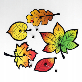 Prívesky na Mobil - kolotoč - Autumn Leaves