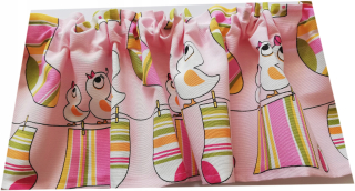 Detské závesy - Veľkonočná žiarlivosť 130/25 cm Spring Chick