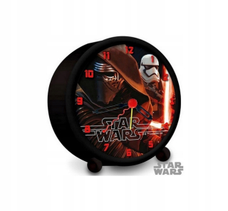 Hodiny do detskej izby - Hodiny a budík Star Wars Kylo Renn