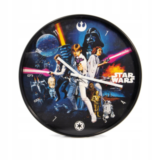 Hodiny do detskej izby - Nástenné hodiny z filmu Star Wars New Hope 25,4 cm