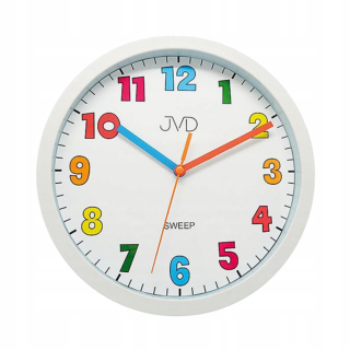 Detské hodiny do izby - JVD HA46.3 nástenné hodiny Farebné pre deti