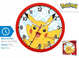 Detské hodiny do izby - Pokémon nástenné hodiny