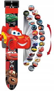 Sledovať je projektor Blesk McQueen auto 3 vozy