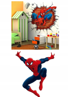 Samolepky do detskej izby - Set 2 x Spider-Man Spider Wall Stickers