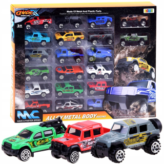 Sada 20 kovové AUTEK off-road vozidiel ZA3233
