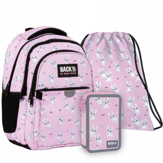 Školský batoh - 3in1 Set zálohovanie batohu ceruzka Cascil Sarenka Bag