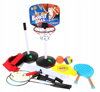 Nastaviť 6v1 Basketbal Tenis Badminton Frisbe
