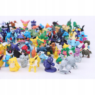 Pokémon - Sada 72 Pokemon Pikachu figúrky