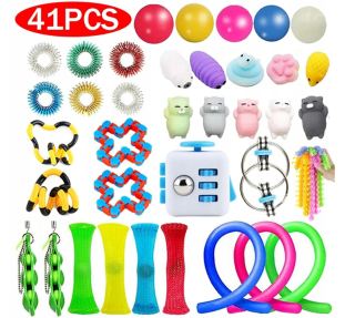 Kit Brinquedos POP TO FIDETGE TOY-PUSH 41 ks