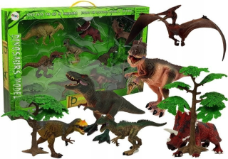 Dinosaur Set Obrázky Modely 8 kusov príslušenstvo
