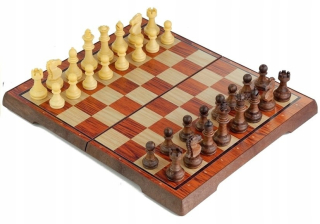 Magnetická šachová nastavená skladacia