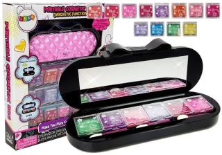Make-up set. Očné tiene. Lesk na pery