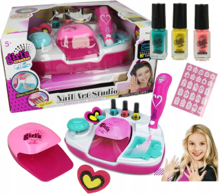 Nail maľovanie kit pre deti. Sušič vlasov