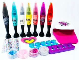 Nail maľovanie set Manikúra vlasov