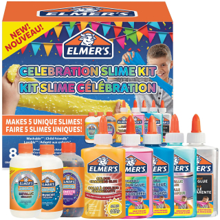 Sada Elmers pre Slime Celebration Kit 8 prvkov