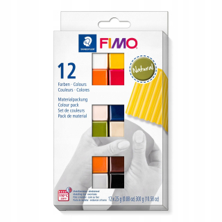 FIMO SOFT 12 FARBY SET NATURAL 12X25G