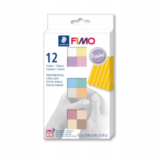 FIMO SOFT S 8023 C12-3 PASTELA FARBY