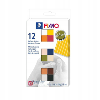 Nastaviť FIMO SOFT S 8023 C12-4 Prírodné farby