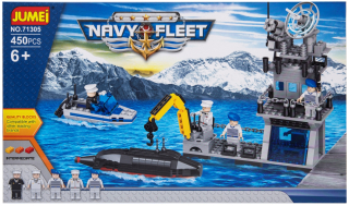 Stavebnica - Set stavebnice Navy 450