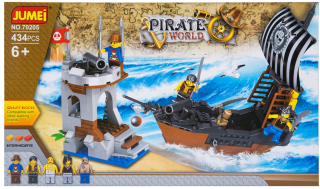 Stavebnica - Set stavebnice Pirates Ship 434 El.